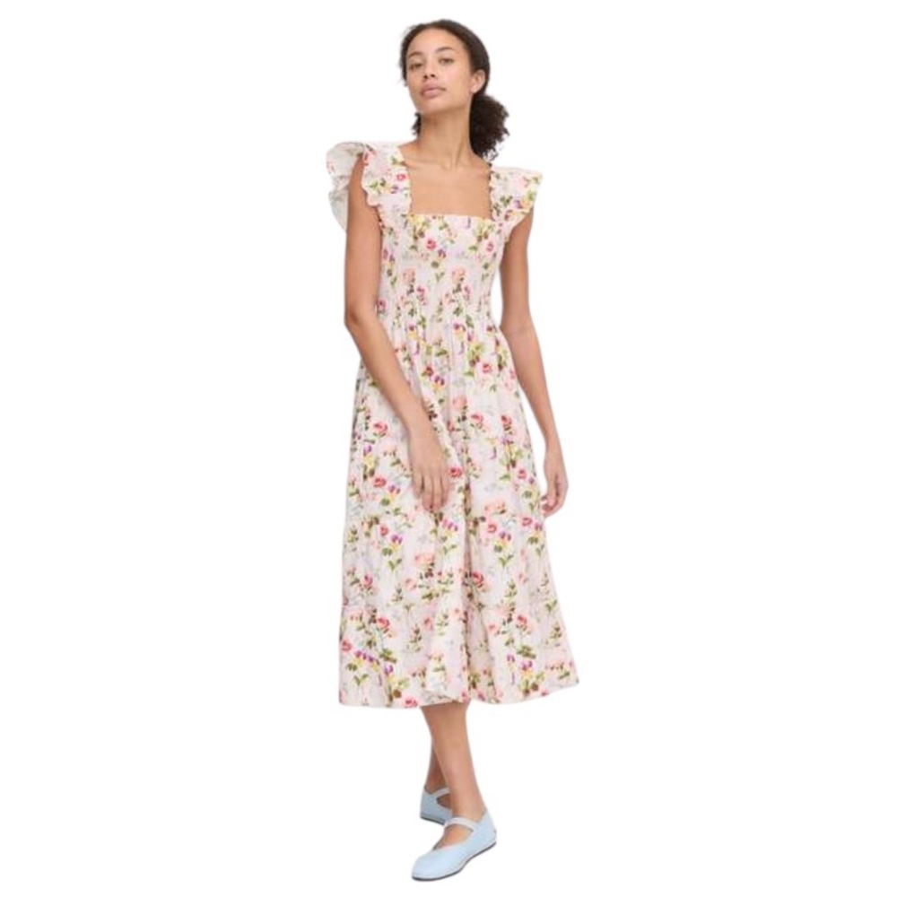 NEW Hill House Ellie Nap Dress. Pink Bluebonnet. S. NWT - Picture 3 of 8